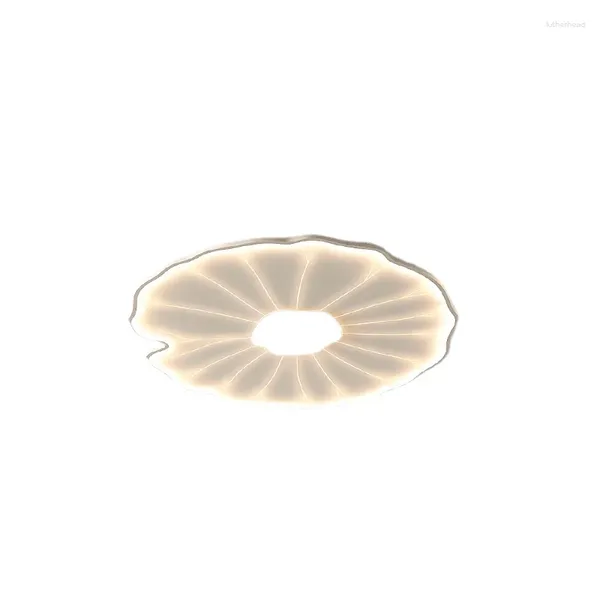 Deckenleuchten kreative LED -Lampe für Wohnzimmer Schlafzimmer Küchenstudium Lotus Blatt Design Dekoration Smart Kronleuchter Licht