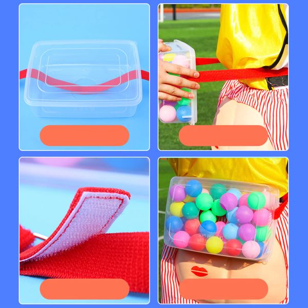 Partyspielaktivitäten Requisiten Ball für Kinder Erwachsene Hip Dance Box Outdoor Funny Sport Kid Sensory Toy Parent Child Interaction