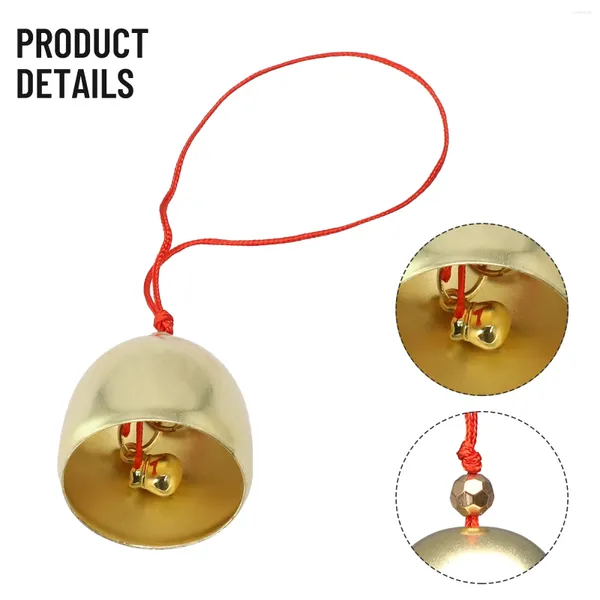 Figurine decorative 1pcs Metal Bell Wind Chime Chiefant Antift Antift Port Birthday Copper Birthday Christma Memorial Decoration