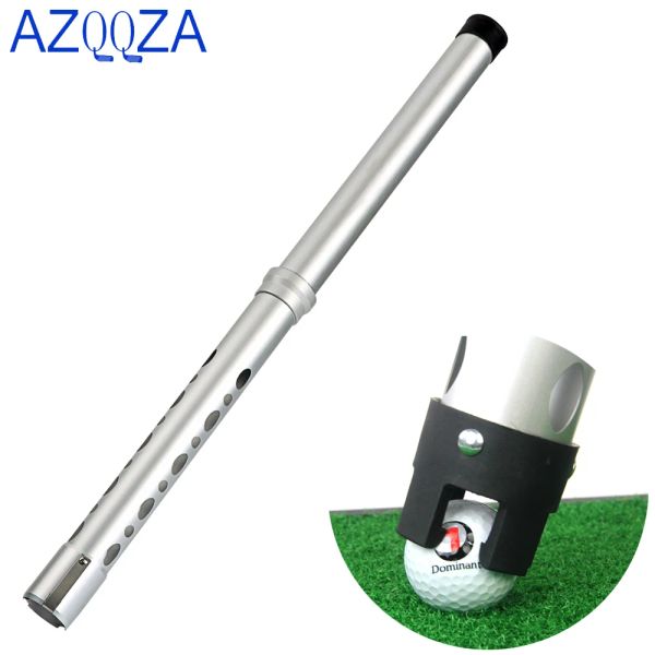 AIDS Premium Golf Ball Retriever Professioneller Golfball -Picker Langable Aluminiumlegierung abnehmbarer Sammler kann 23 Bälle halten