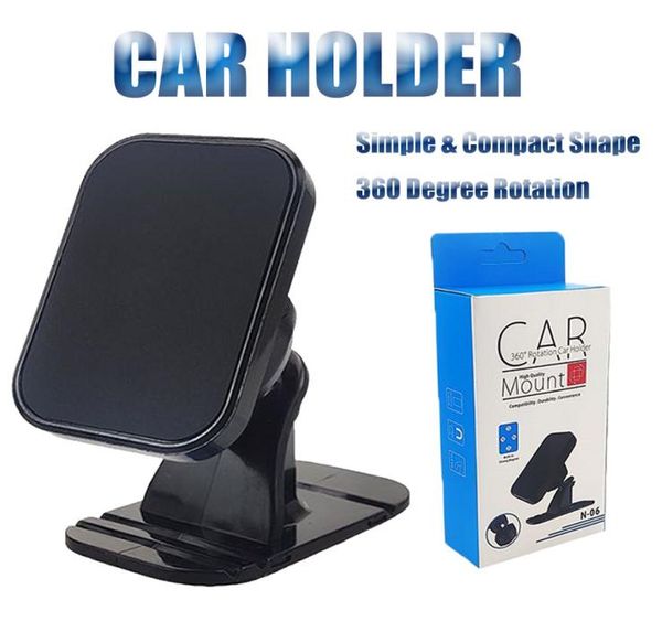 Magnetic Car Mount для мобильного телефона Universal Magsafe Car Smartphones Holder для GPS Air Vend Dashboard Auto Accessories в Retail3907560