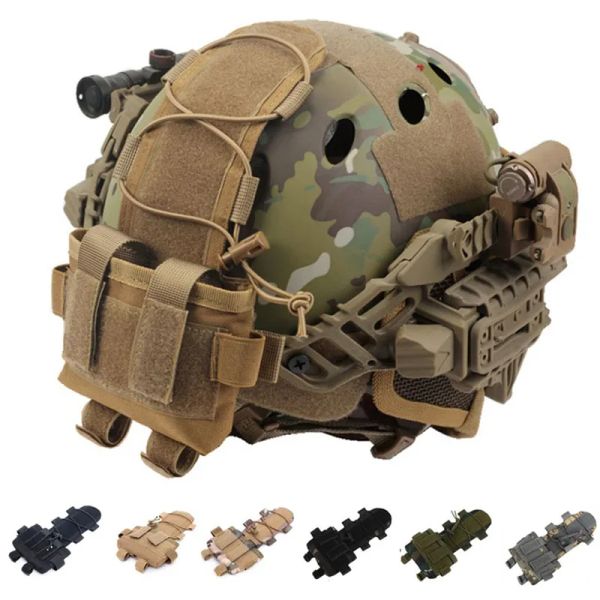 Scanner Gegengewicht Tactical Helm Deckbeutel Batterie Batterie 2 Akku