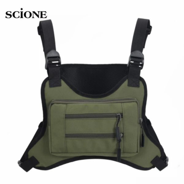 Bolsas Bolsas de colete táticas Micro Micro Outdoor Sports Sports Chest Sacts Treinamento Militar Bolsa Bolsa