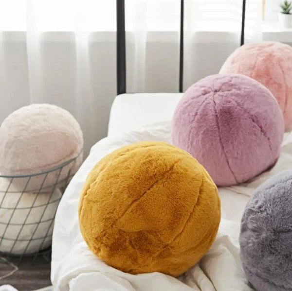 Cuscino stile nordico INS palla di peluche morbido peluche decorazione della stanza bambola divano copertura per bambini regalo per bambini