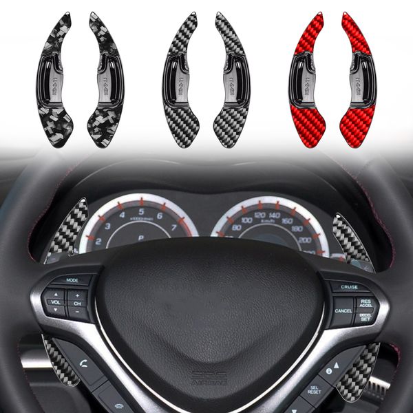 Rasas de carbono Raneio Paddle Shifters Shifters Carsher de carro para Honda Spirit/Accord/Odyssey