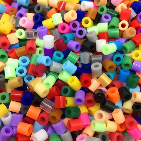 500 PCS Paket 5mm Hama Boncuklar/ Sigorta Boncukları *Harika Çocuk Eğlence.Diy Zeka Eğitim Oyuncakları Craft Bulmacalar Beadbond DIY