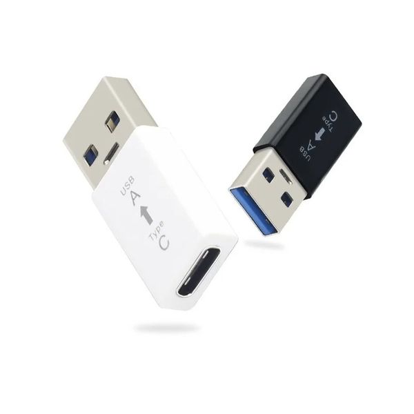 Adaptador USB 3.0 portátil Charging Fast Charging Type-C Conversor de cabos adaptadores de carregamento de dados para produto inteligente