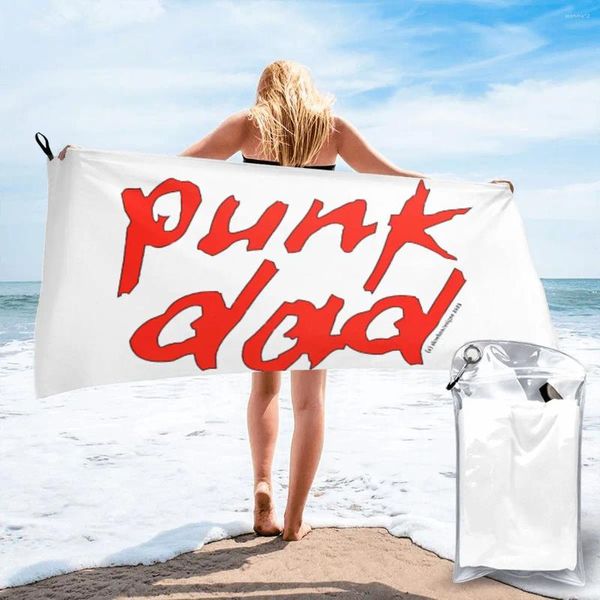 Toalha Punk Dad (Daft Punk) Chapéu Bucket B Quick Dry absorvente Máquina de ginástica Humor gráfico