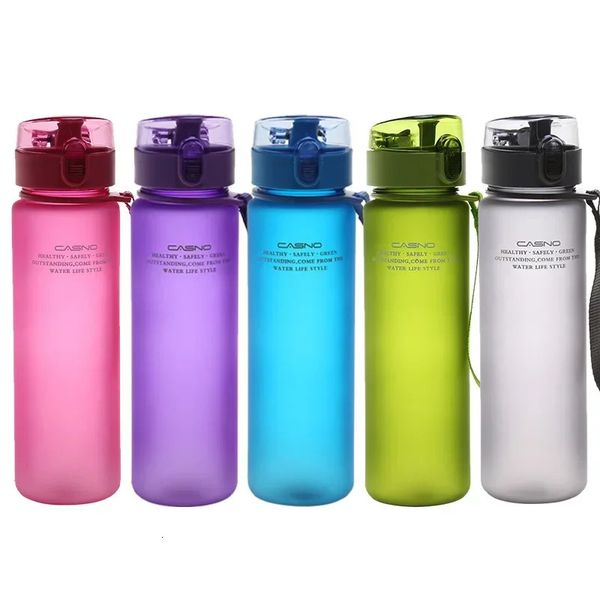 Hochwertige Wasserflasche 560ml Tour Outdoor Sport Leckdosiger Siegelschule für Kinder Tritan Getränke BPA kostenlos 240402