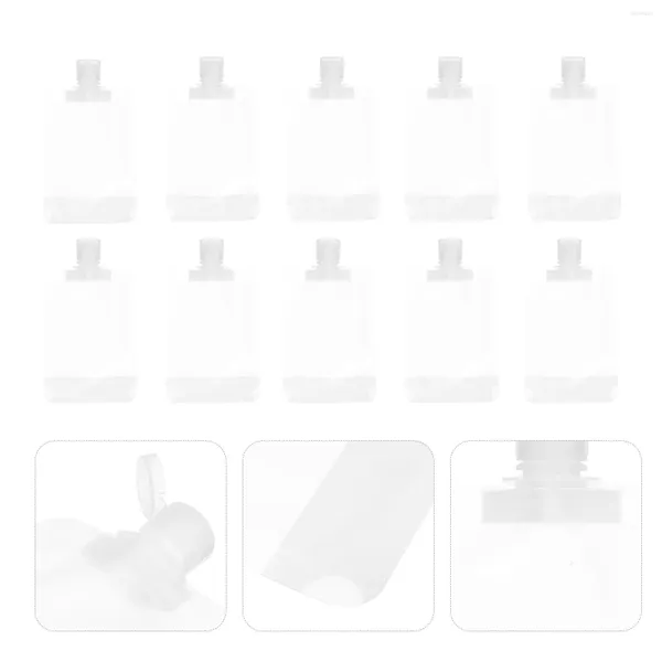 Bottiglie di stoccaggio 20 pezzi Contenitori da viaggio per borse da imballaggio per articoli da toeletta borse da cucciolo di shampoo shampoo borse da spremi