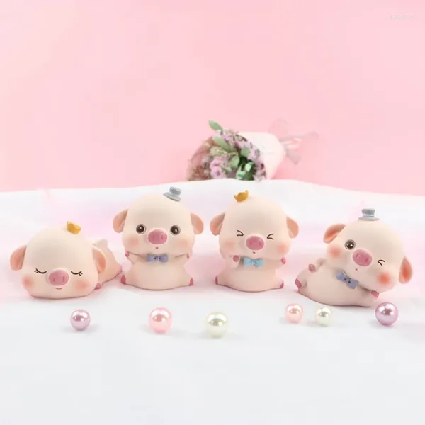 Forniture per feste xD-Creative Cartoon Cine Carino Pet Pig Boking Decoration Decorazione Birthday Reghips Interior Interior