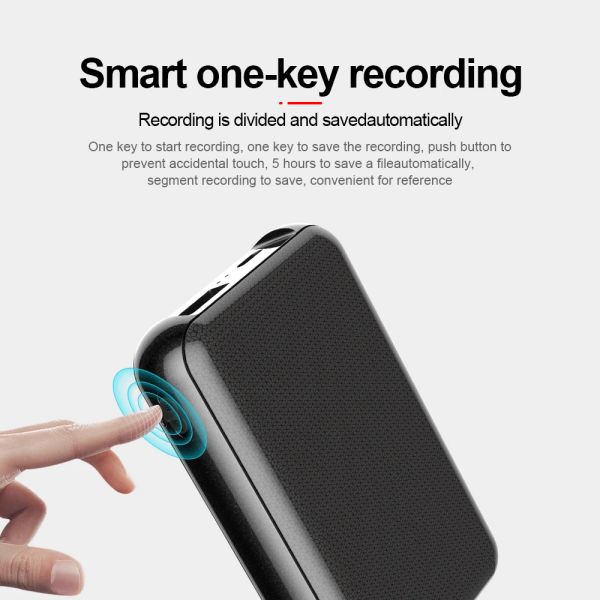 Giocatori Q75 REGISTER REGISTRATTO Attivata VOCE REMOTO MP3 Mp3 Intelligent High Definition Riduzione del rumore Power Bank Control Registratore di controllo vocale