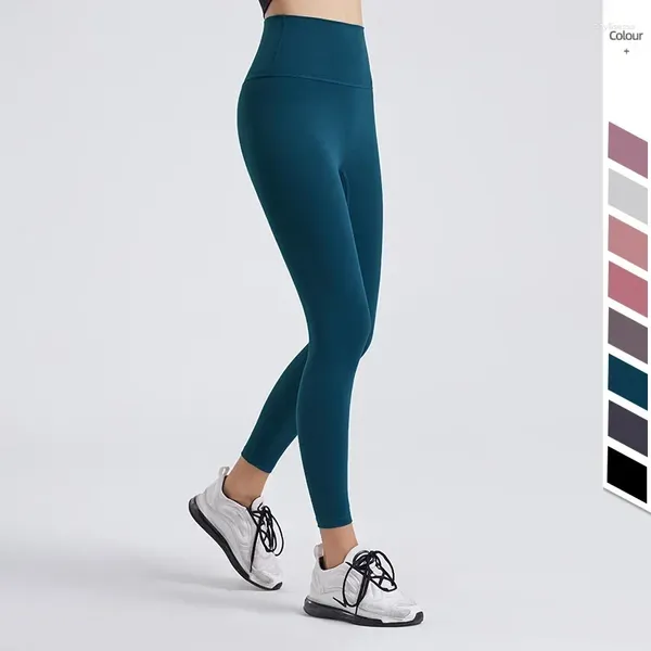 Calças ativas que amadurecem as leggings esportivos que bebem uma função de lift