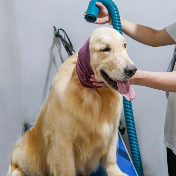 Aparel de cachorro Pet Brooming Hastes de ouvidos de alta elástico à prova de ruído para a prova quente Capa de ouvido Acessórios de filhote de filhote de viagem Ferramenta de beleza de viagem