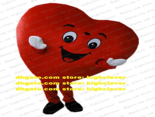 Red Heart Maskottchen Kostüm Erwachsener Cartoon Charakter Outfit Anzug Geburtstag Glückwunsch Business Advocacy CX2009 SHIP3551655