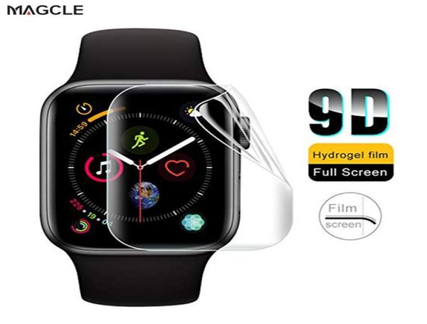 Weichhydrogel Vollbildscheide Film für Apple Watch 38mm 42 mm 44 mm 44 mm temperiertes iWatch 654321 Nicht Glass6985801