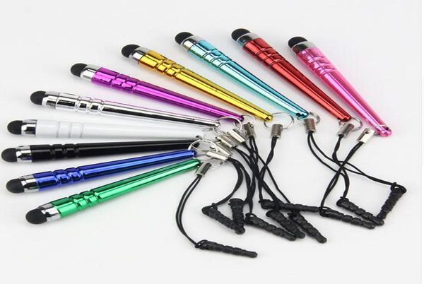 Бейсбольная прутья емкостная стилус для сенсации Pen Pen Dust Cap для iPhone 4 5 iPad 35mm Plugul Mobile Phone6094775