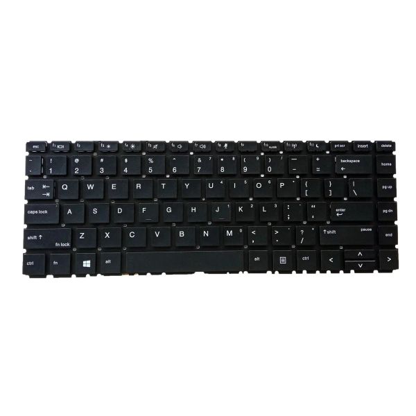 Deckt Laptop -Tastatur US Layout Layouthable Notebook -Tastatur Mattentastatur für 440 G6 445 G6 Schwarzes Zubehör Ersatz