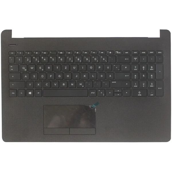 Карты Новая немецкая клавиатура для HP 15BW 15BS 15TBR 15TBS 15ZBW 250 G6 255 258 G6 TPNC129 TPNC130 с Palmrest Cover GR Black