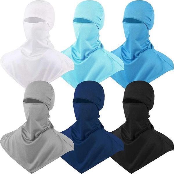 Balaclava Homens Mulheres Máscara Face Proteção Sunuv Capas de pescoço longas respiráveis para ciclismo Snowboard de esqui de motocicleta 240401