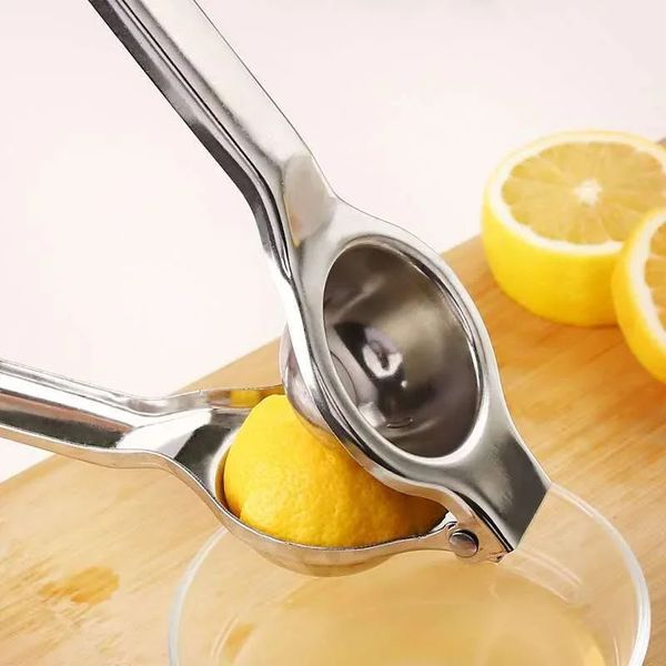Цитрусовая пресса ручная соковыжималка из нержавеющей стали металлическая сквозец для фруктов оранжевая лимонная кухня аксессуары