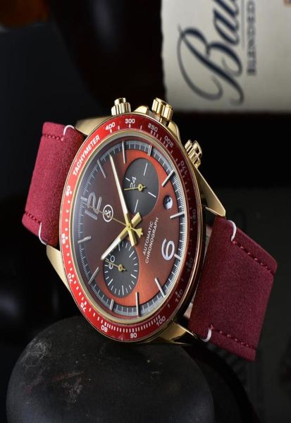 Principais relógios de pulso Top Brand BR Modelo Esporte Banda de couro quartzo Bell Luxo Multifunction Watch Fashion Moda Aço inoxidável Ross Ross relógio9879062