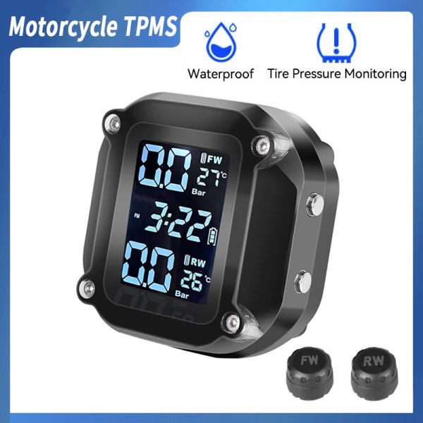 Lights Motorcycle TPMS Датчики давления на шины двигатель TMPS давление