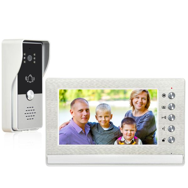 Intercom verdrahtete Video -Intercom -System Video Eingangstürtür Kamera Video Türklingelnstüre -Kits für Home Villa Apartment