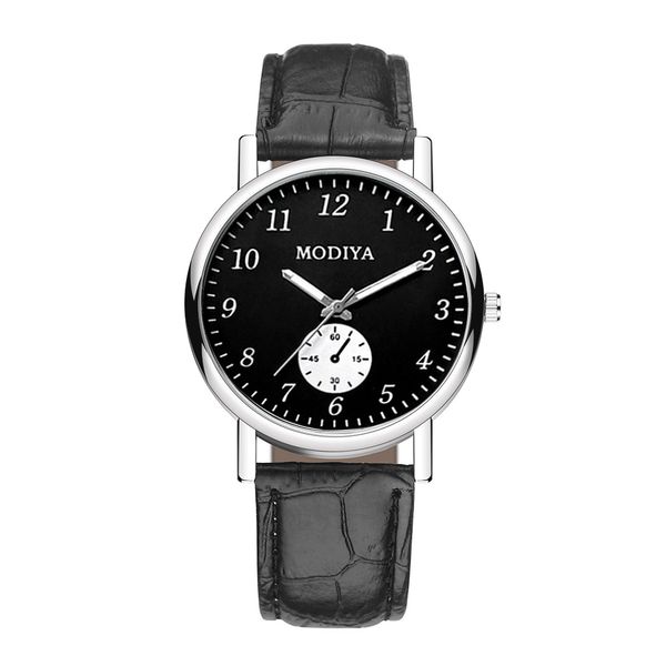 Designer de relógios masculinos Novos relógios de alta qualidade de luxo de luxo Três agulha Numeral Quartz Watch Top Top Brand Wristwatch Fashion Leather Strap