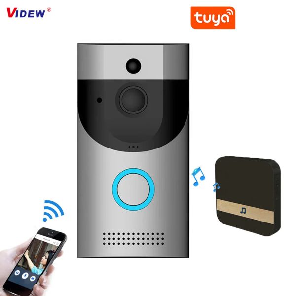 Lancia da faccia 720p TUYA Video intelligente Video Dottore Wireless Video Realtime Thoway Audio PIR Detection Detection Waterproof Security Camera Motherbell