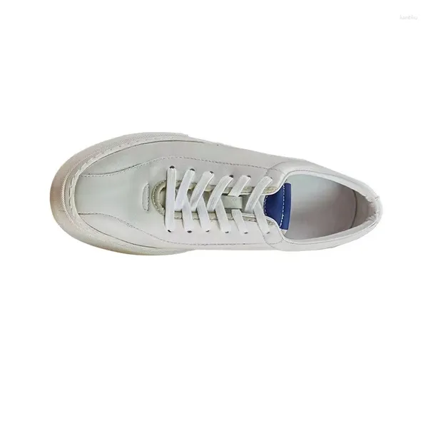 Scarpe casual Cowhide Piccola coppia di pelle comoda leggera comoda coppia di colore puro lace-up SOLA SOLE SPORT