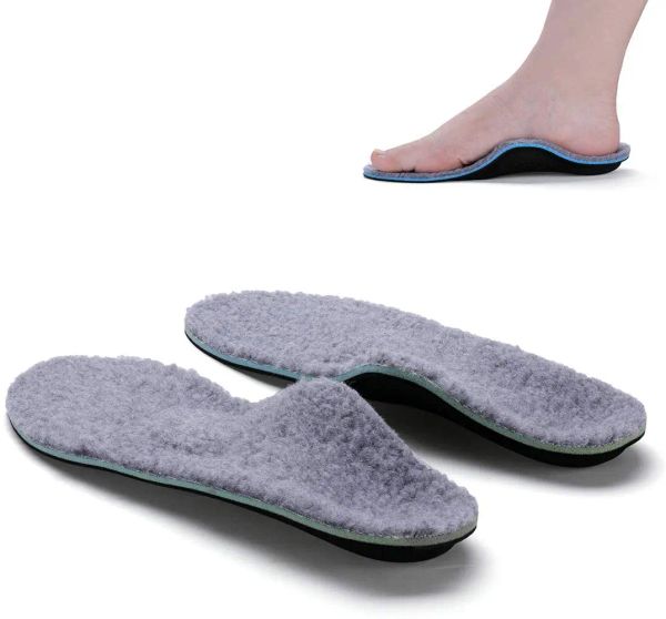 Acessórios Walkomfy Winter Warm Arch Apoio Sussis Men Mulheres Inserção de sapatos ortopóticos para fascíceis plantares de pés planos graves Dor do salto