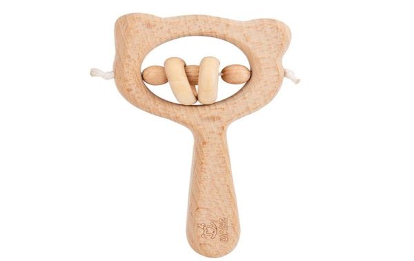 Bambino bambino bambino teether olm orso in legno artigianato giocattolo giocattoli per la salute del neonato molari neonati 1831 Z24341067