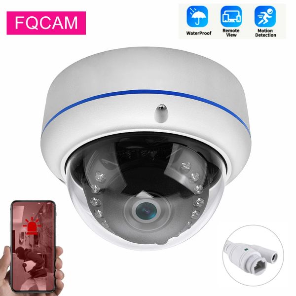 Kameras 4MP Fisheye Poe IP -Kamera Indoor Dome Kamera vandalproofes Video -Rekord -Sicherheitsüberwachungskamera CCTV Vedio H.265