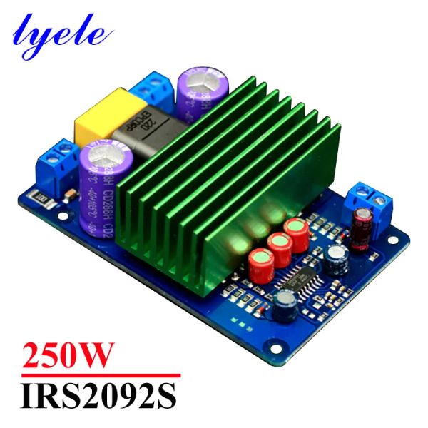 Verstärker 250W IRS2092S Mono Klasse D Power Amplifier Board HiFi Digitalverstärker Hochleistungsarmes Audio mit niedriger Verzerrung