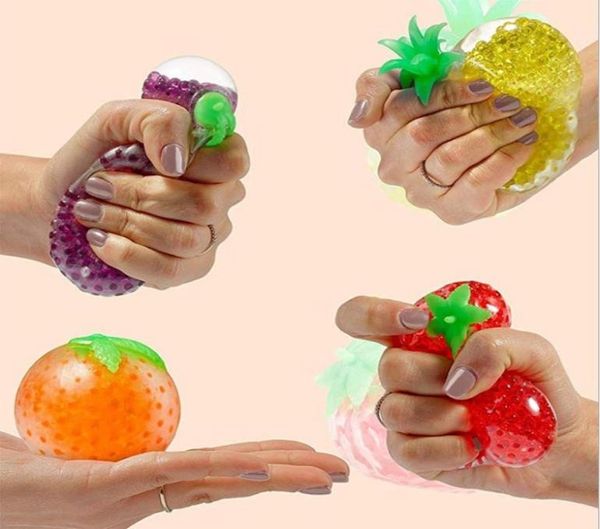 Домашние фруктовые желе вода Squishy Cool Stuff Murdy Things Toys Antist Stressment Fun Fun для взрослых детей.