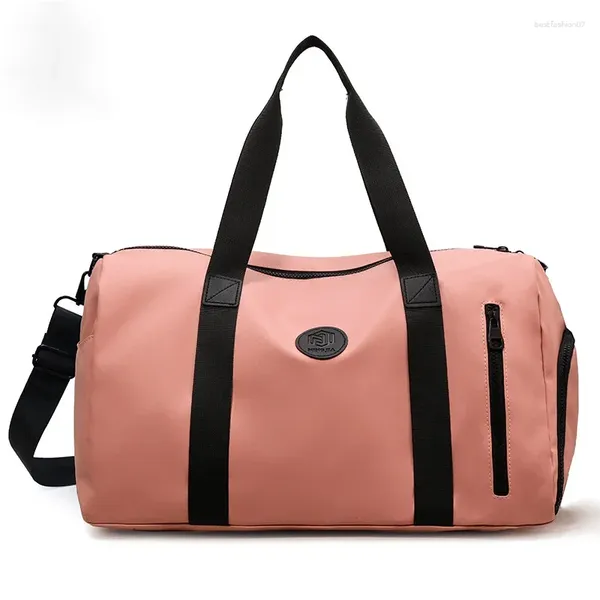 Duffel Bags Designer Fitness Travel Tote Unisex модная большая способность мужчины простые черные спортивные женские багаж