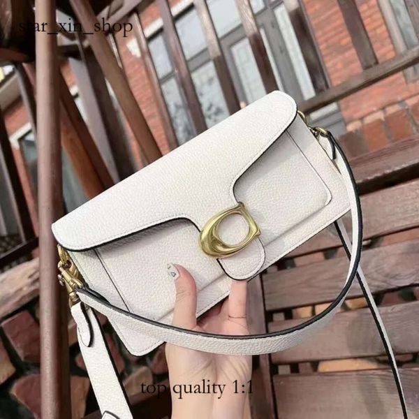 Coache -Bag Designer Woemn Luxury Girls Damen Umhängetaschen Zwei Größen Top -Qualität mit fester Farbbeutel mit Ketten Mode Quadrate Real Pickup Schnalle groß 6428