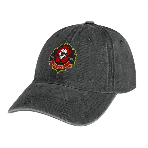 Berets Tudor Rose Cowboy Hat in Ball Cap Party Man for Sun Trucker Hats Men Women's