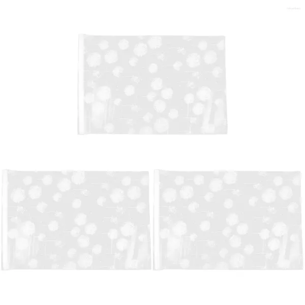 Adesivi per finestre 3 fogli decorazioni floreali Film Glass Decal Porta Privacy Usa adesivi di protezione 200x45 cm Copertina adesiva in PVC glassata