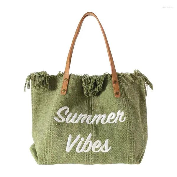 Taillenbeutel Ladies Holiday Style Tote Tasche große Kapazität FODEL FOLLIAL SOLTER CORK SOMMER BRACH BRAUT SPRING FLASSE Handtasche