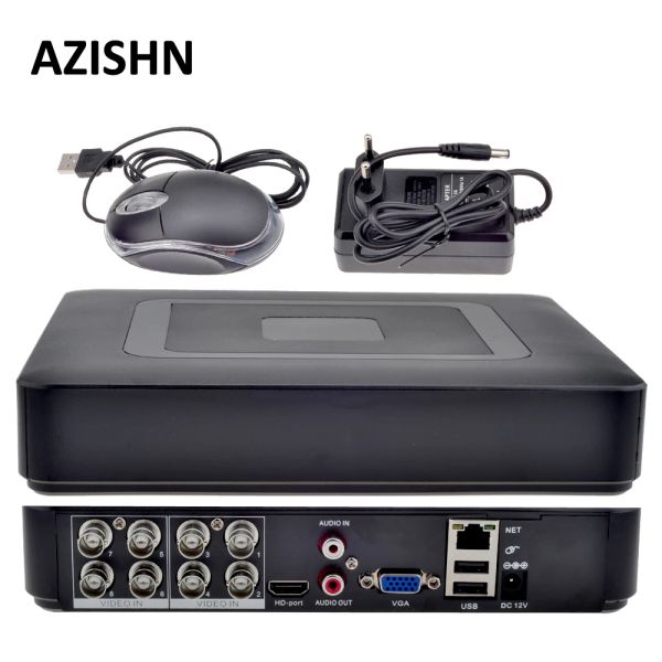 Recorder 8ch AHD DVR H.264 1080N/4CH Analog 1080p/16Ch IP 1080p Mini 5 in 1 TVI CVI AHD 960H IP HDMI P2P Hybrid CCTV DVR