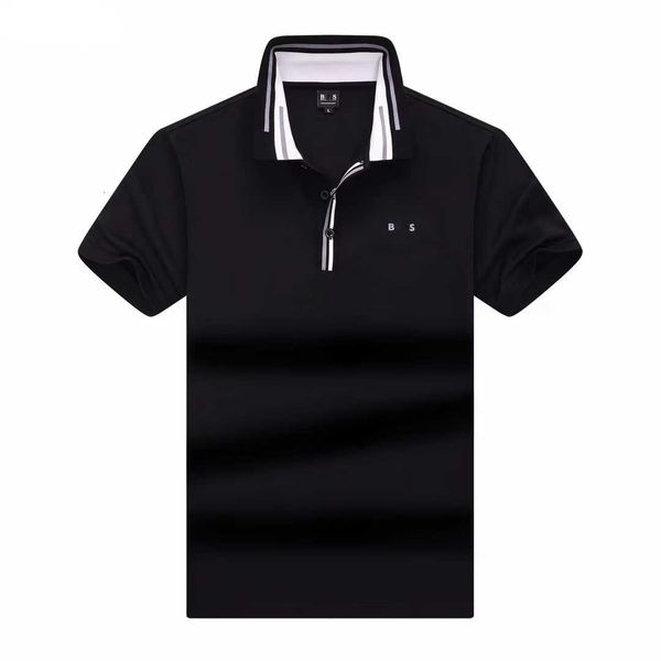 Designer Polo Shirt Mens Polos Tshirt chefes Moda marca de luxo Camiseta comercial Camiseta de golfe pura algodão respirável Mangas curtas T camisetas 2024 Summer Top SMSB