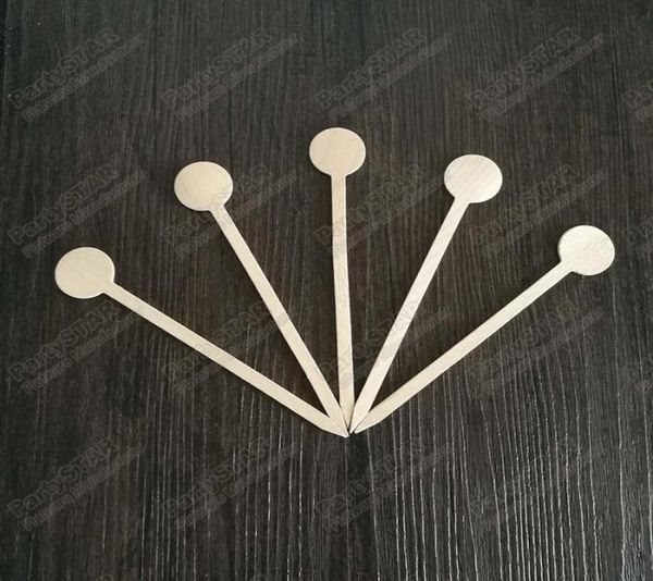 Agitori in legno Fine rotonda 102 cm Tappeo in legno usa e getta tagliente Sticks Spesso Shop Cafe Drink posate posate 7449789