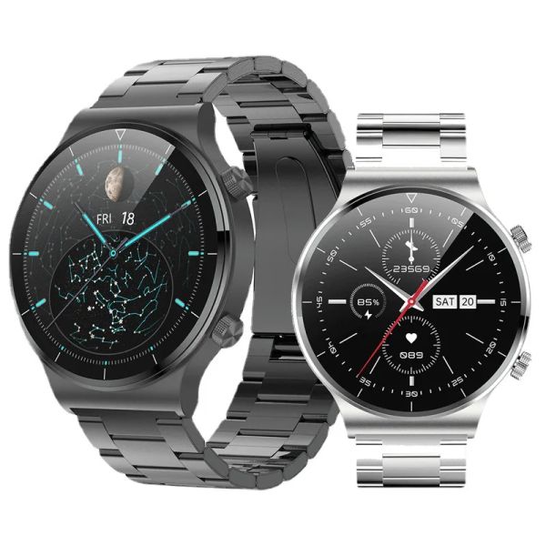Uhren C12 Smartwatch Round Full Touchscreen IP68 wasserdichte Fitness Sport Herzfrequenz Blut Sauerstoff Monitor Hot Sale Modes Mods Mods Watch
