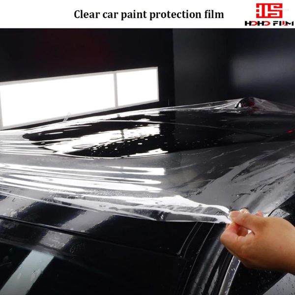 Adesivi per finestre Hohofilm 100 cm Larghezza PPF Auto Paint Protection Film Clear Bra Auto Rivestimento Adesivo trasparente TPH Auto-Ripair