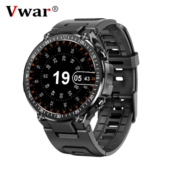Relógios 2022 Novo relógio inteligente Homens de tela amoled bluetooth sports smartwatch smartwatch ip68 à prova d'água para xiaomi iphone 2 t rex Trex