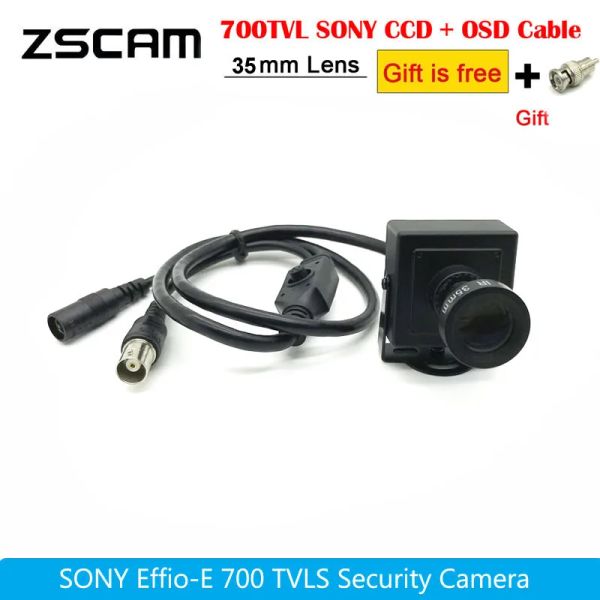 Intercom Sony CCD Effioe Chip 700TVL 25 mm/35 mm Metallobjektiv Mini CCTV Hochauflösende Kamera Kabelgebundenes Auto Überholung/Boot OSD -Nocken