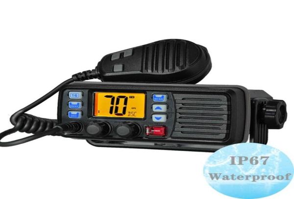 Walkie Talkie 25W High Power RS507 VHF Marine Band Мобильная лодка Радиотеровная 2 -й Way Transceiver2799145