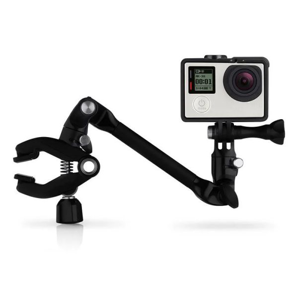 Monopoden einstellbare Musikinstrumente Stativ -Mount -Clip für Gopro Hero 07.08.5.4.3.3 SJCAM SJ4000 H9 Xiaomi Yi 4K